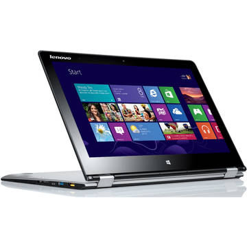 Laptop Renew Lenovo Yoga 3 14 Core i7-5500U 2.4 GHz 8GB DDR3 128GB SSD 14.1 inch FullHD Multitouch Bluetooth Webcam Windows 8.1