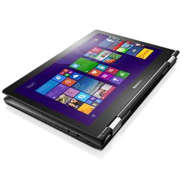 Laptop Refurbished Lenovo Yoga 500-15ISK Intel Core i5-6200U 2.3GHz up to 2.8GHz  8GB DDR3 1TB HDD 15.6inch HD Multitouch Bluetooth Webcam