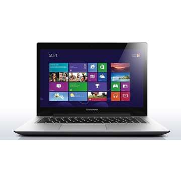 Laptop Renew Lenovo U430p Intel Core i5-4258U 2.4 GHz 4GB DDR3 500GB+8GBSSHD 14 inch HD Webcam Bluetooth Windows 8.1