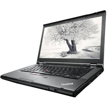 Laptop Refurbished cu Windows Lenovo T430 i5-3320M 2.6GHz up to 3.30GHz 4GB DDR3 320GB HDD DVDRW Webcam 14 inch Soft Preinstalat Windows 10 Home