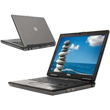 Laptop Refurbished cu Windows Dell D630 Core 2 Duo T7300 2.0GHz 2GB DDR2 80GB Sata DVD 14.1 inch port Serial Soft Preinstalat Windows 10 Home