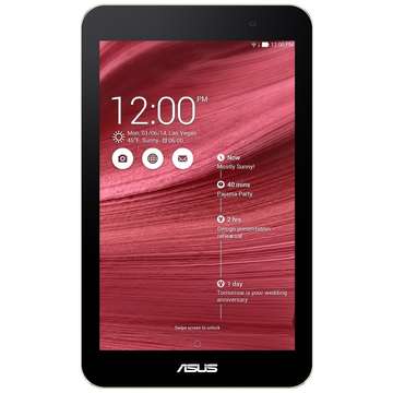 Tableta Second Hand Asus MeMO Pad 7 (ME176CX) IPS 7 inch Intel Atom Z3745 1.86 GHz 1GB RAM  16GB Flash Wi-Fi + BT  Android 4.4 Red