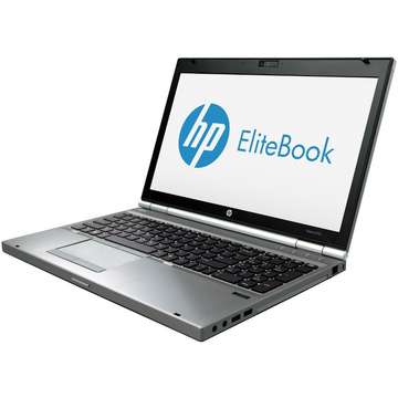 Laptop Refurbished HP EliteBook 8570p i7-3520M 2.90GHz 8GB DDR3 HDD 320GB AMD Radeon HD 7570M 1GB DVD-RW 15.6inch 1366x768 Webcam