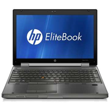 Laptop Refurbished cu Windows HP Elitebook 8560w i5-2540M 2.6Ghz 8GB DDR3 1TB HDD DVD-RW Nvidia Quadro 1000 2GB Dedicat 15.6 inch 1920x1080 FHD Webcam Soft Preinstalat Windows 10 Home