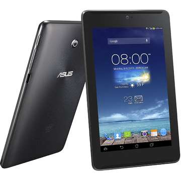 Tableta Second Hand Asus Fonepad 7 Intel Atom Z2560 Dual Core 1.6 GHz 1GB DDR3 8GB 7 inch IPS HD Android Jelly Bean 4.2 Grey