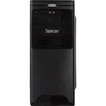 Carcasa Spacer Pirate 500W, ATX Mid-Tower, black