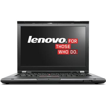 Laptop Refurbished Lenovo ThinkPad T430 Intel Core i5-3210M 2.50GHz up to 3.10GHz 4GB DDR3 HDD 320GB SATA nVIDIA NVS 5400 1GB DVD-RW 14 inch 1600x900 HD+ WebcamTastatura iluminata