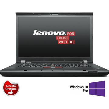 Laptop Refurbished cu Windows Lenovo ThinkPad T530 I5-3320M 2.6GHz up to 3.3 GHz 8GB DDR3 HDD 320GB Sata nVidia Quadro NVS 5400M 1GB DVD 15.6 inch Webcam Soft Preinstalat Windows 10 Professional