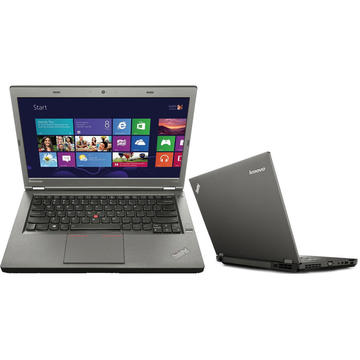 Laptop Refurbished Lenovo ThinkPad T440p i5-4300M 2.60GHz up to 3.30GHz 4GB HDD 500GB DVD-RW Webcam 14inch