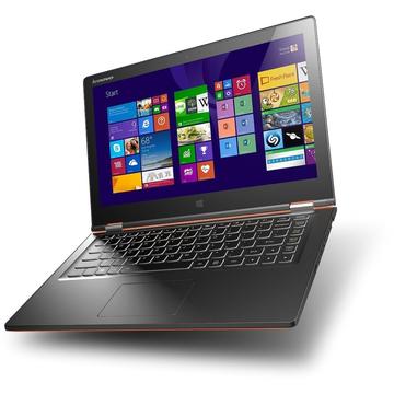Laptop Refurbished Lenovo Yoga 2 13 Intel Core i3-4030U 1.90GHz 4GB DDR3 500GB HDD 13 Inch FHD 1920x1080 Touchscreen Tastatura Iluminata