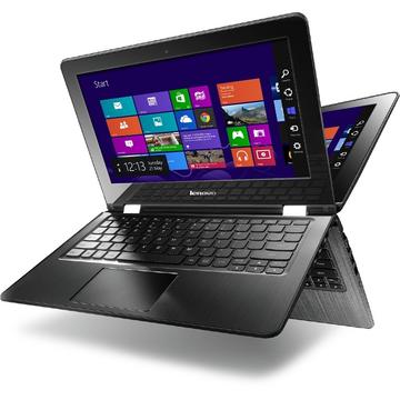 Laptop Refurbished Lenovo Yoga 300 Intel Celeron N2840 2.16GHz 2GB DDR3 32GB SSD 11.6 inch Touchscreen