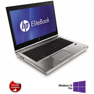 Laptop Refurbished cu Windows HP EliteBook 8460p Intel Core i7-2620M 2.70GHz up to 3.40GHz 8GB DDR3 320GB HDD DVD-RW Webcam 14 inch HD SOft Preinstalat Windows 10 Professional