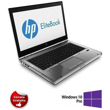 Laptop Refurbished cu Windows HP EliteBook 8470p I5-3320M 2.6GHz up to 3.3GHz 4GB DDR3 240GB SSD DVD-RW 14.0 inch Webcam Soft Preinstalat Windows 10 Professional