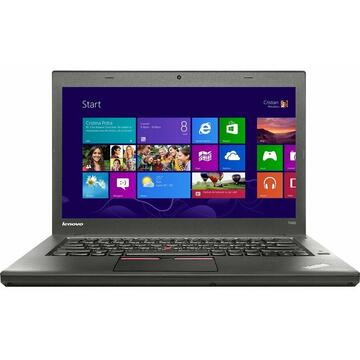 Laptop Remanufacturat Lenovo ThinkPad T450, i5-5200U, 8GB DDR3, 240GB SSD, Soft Preinstalat Windows 10 Professional