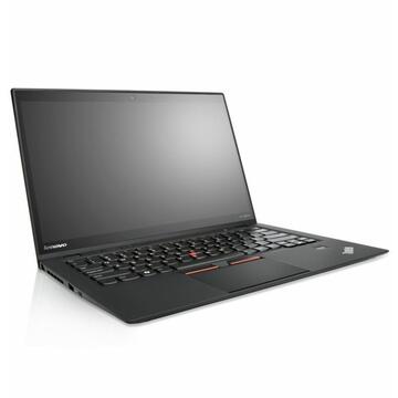 Laptop Refurbished Lenovo X1 Carbon Intel Core i7-3667U 2.00GHz up to 3.20GHz 8GB DDR3 180GB M2Sata SSD 14 inch 1600x900 WEB Tastatura iluminata