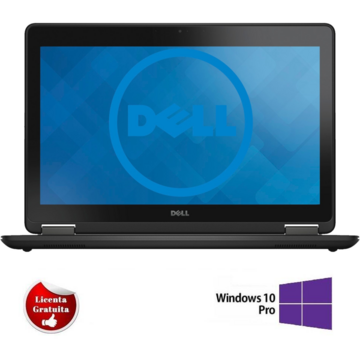 Laptop Refurbished cu Windows Dell Latitude E7250, i7 - 5600U, 8GB DDR3, 128GB SSD Soft Preinstalat Windows 10 Professional
