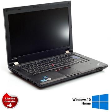 Laptop Refurbished cu Windows Lenovo ThinkPad T410, i5-520M, 4GB DDR3, 250GB HDD Sata, DVD-RW, 14.1 inch, Soft Preinstalat Windows 10 Home, Baterie noua
