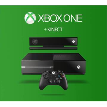 Consola Gaming  Microsoft Xbox ONE, 500GB, Kinect Sensor, Black, Second Hand