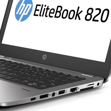 Laptop Refurbished HP EliteBook 820 G3 Intel Core i5-6200U 2.40GHz up to 2.80GHz  8GB DDR4  500GB HDD 12.5inch HD  Webcam Baterie 0%