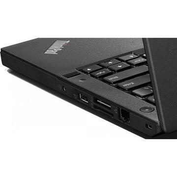 Laptop Refurbished Lenovo Thinkpad X260 Intel i5-6300U 2.40GHz up to 3.00GHz 8GB DDR4 256GB SSD 12.5inch 1366x768 Webcam Baterie Extinsa