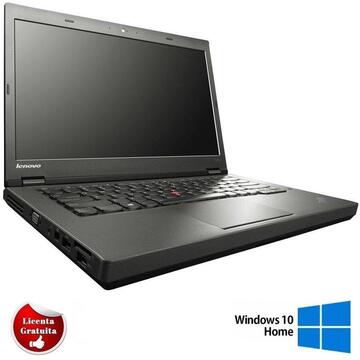 Laptop Refurbished cu Windows Lenovo ThinkPad T440 I5-4300U 1.9GHz 4GB DDR3 500GB HDD 14inch Webcam Baterie Dubla Soft Preinstalat Windows 10 Home