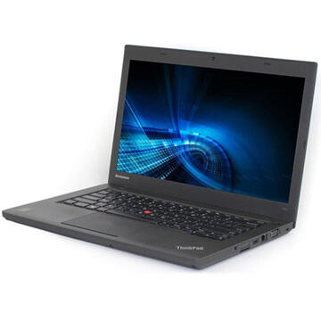 Laptop Refurbished Lenovo ThinkPad T440 Intel Core I5-4300U 1.9GHz up to 2.90GHz 8GB DDR3 500GB HDD 14inch HD+ Webcam