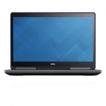 Laptop Refurbished Dell Precision 7710 17.3" FHD, Intel Core i7-6820HQ 2.70 GHz, 16GB DDR4, 256GB SSD + 1TB HDD, nVidia Quadro M3000M, Webcam