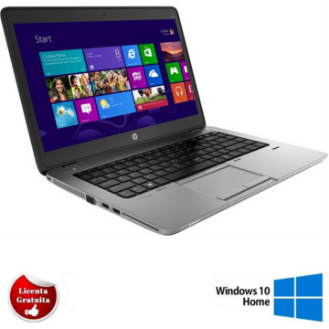 Laptop Refurbished cu Windows HP EliteBook 840 G2 Intel Core i5-5200U 2.20GHz up to 2.70GHz 8GB DDR3 128GB SSD HD+ 14Inch Webcam SOFT PREINSTALAT WINDOWS 10 HOME