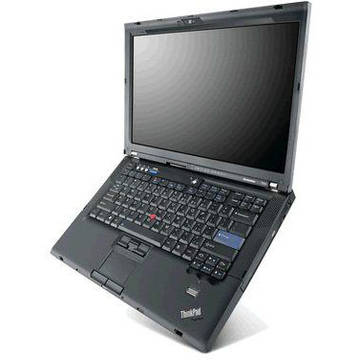 Laptop Refurbished Lenovo ThinkPad T61 Intel Core 2 Duo T7500 2.2 Ghz 2GB DDR2 100 HDD Sata 15.4 inch DVD-ROM
