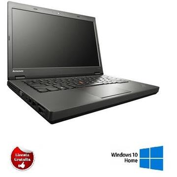 Laptop Refurbished cu Windows Lenovo ThinkPad T440p i5-4300M 2.60GHz up to 3.30GHz 4GB HDD 500GB DVD-RW Webcam SOFT PREINSTALAT WINDOWS 10 HOME