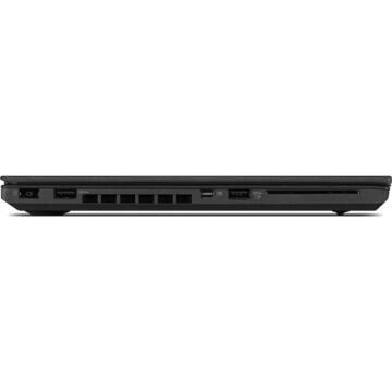 Laptop Refurbished Lenovo ThinkPad T460 Intel Core i7 -6600U- 2.60GHz up to 3.40GHz 8GB DDR3 256GB SSD 14inch 1920x1080 Webcam