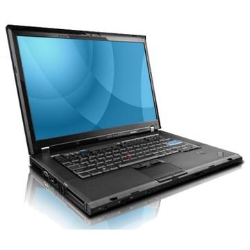 Laptop Refurbished Lenovo Thinkpad T500 Core 2 Duo P8700 2.53GHz 2GB DDR3 160GB HDD Sata RW 15.4 inch