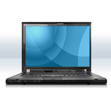 Laptop Refurbished Lenovo Thinkpad T500 Core 2 Duo P8700 2.53GHz 2GB DDR3 160GB HDD Sata RW 15.4 inch