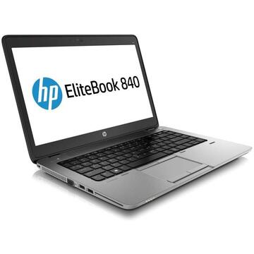 Laptop cu Office HP EliteBook 840 G1 Intel Core i5-4300U, 4GB DDR3, 180GB SSD, Webcam 14 Inch, Windows 10 Home, Microsoft Office 365
