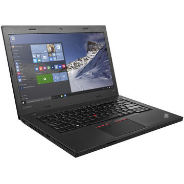 Laptop Refurbished Lenovo ThinkPad L460 Intel Core i5 -6300U 2.40GHz up to 3.00GHz 8GB DDR3 180GB SSD 14inch FHD Webcam