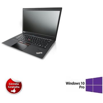 Laptop Refurbished cu Windows Lenovo X1 Carbon G1 Intel Core i5-3427U 1.80GHz up to 2.80GHz 4GB LPDDR3 240GB SSD 14inch HD+ Touchscreen Webcam Soft Preinstalat Windows 10 Professional
