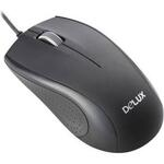 Mouse Delux PC sau NB cu fir USB optic 800 dpi 3/1 negru