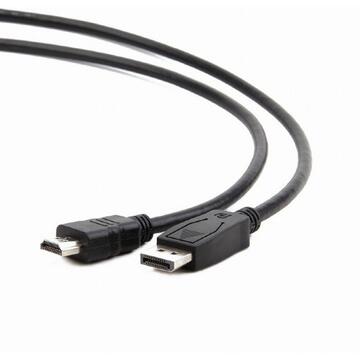 Cablu video Spacer adaptor DisplayPort (T) la HDMI (T) 4k 1.8m negru SPC-DP-HDMI-6
