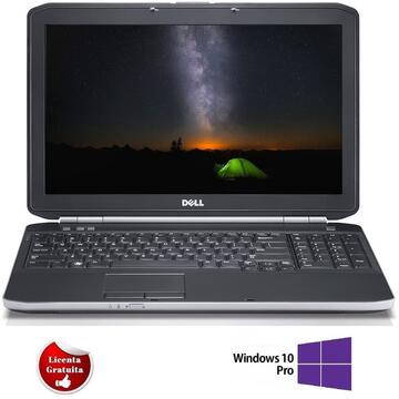 Laptop Refurbished cu Windows Dell Latitude E5530 Intel Core i5-3210M 2.50GHz up to 3.10GHz 4GB DDR3 500GB HDD DVD 15.6inch Soft Preinstalat Windows 10 Professional