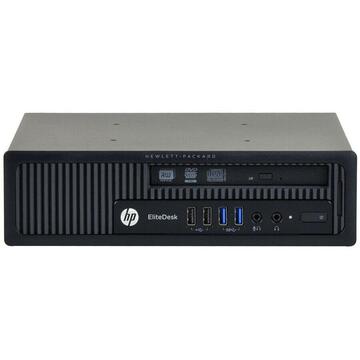HP EliteDesk 800 G1 USDT Intel Core i3-4150 3.50GHz 4GB DDR3 500GB HDD, Monitor Dell P2211HT LED 22 inch Full HD + CADOU Camera Web USB 720P