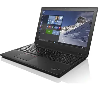 Laptop Refurbished Lenovo Thinkpad T560  i7 6600U 2.60GHz up to 3.40GHz  8GB DDR3  256GB SSD  15.6 inch