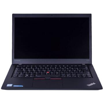 Laptop Refurbished Lenovo ThinkPad T470s Intel Core i7-6600 2.80GHz up to 3.40GHz 8GB DDR4 256GB SSD 14inch HD Webcam