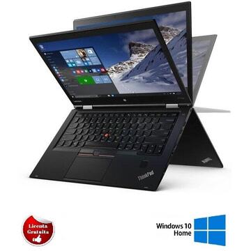 Laptop Refurbished cu Windows Lenovo X1 Yoga Intel Core i5-6300U 2.40GHz up to 3.00GHz 8Gb RAM DDR4 512GB SSD 14 inch 1920x1080 TouchScreen Webcam  Soft Preinstalat Windows 10 Home