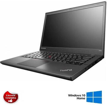 Laptop Refurbished cu Windows Lenovo ThinkPad T440s Intel Core i5-4300U 1.90GHz up to 2.90GHz 4GB DDR3 128GB SSD 14inch HD+ 1600x900 Webcam  Soft Preinstalat Windows 10 Home