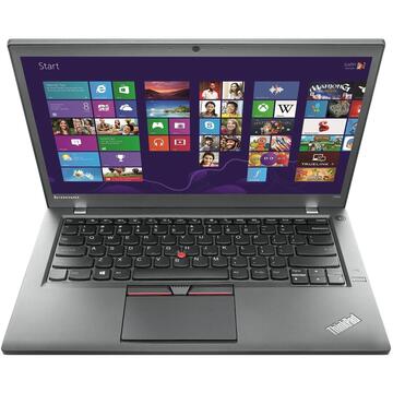 Laptop Refurbished Lenovo ThinkPad T450s Intel Core i5-5300U 2.60GHz up to 2.90GHz 8GB DDR3 256GB SSD 14inch HD Webcam