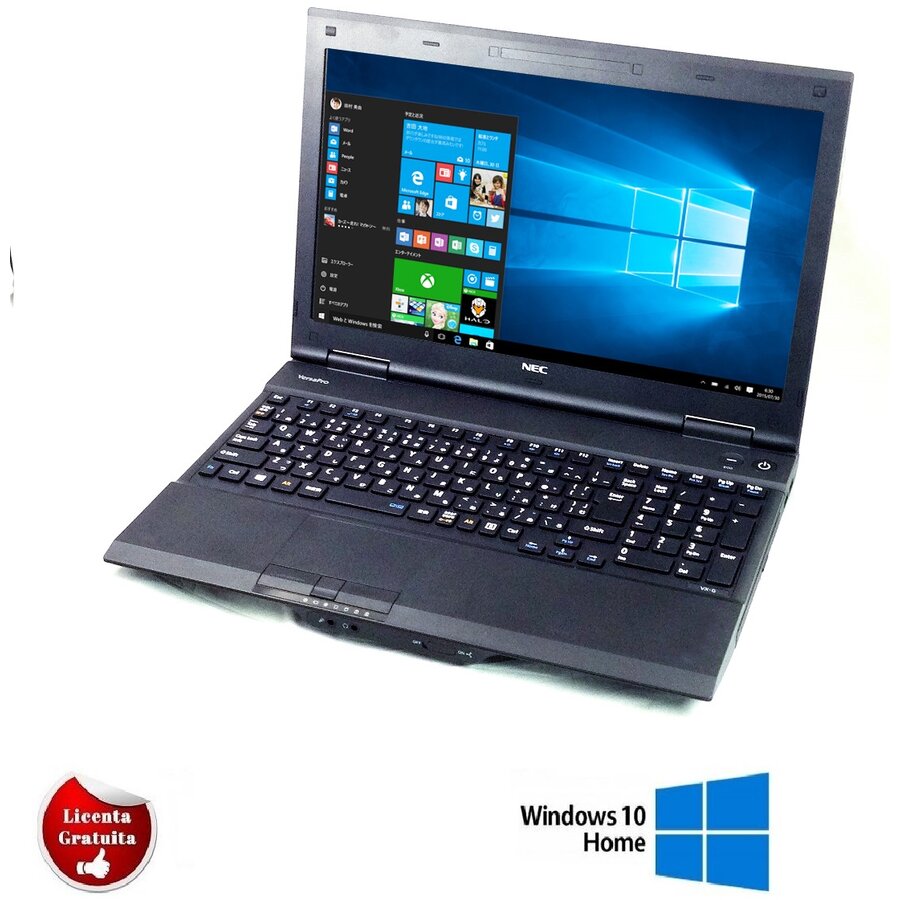 Laptop Refurbished cu Windows VersaPro VK20EX-J Intel Celeron 2950M 2.00GHz 4GB DDR3 500GB HDD DVD 15.6Inch HD 1366X768 Soft Preinstalat Windows 10 Home