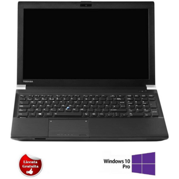 Laptop Refurbished cu Windows Toshiba Satellite B554/M Intel Core™ i5-4210M CPU 2.60GHz up to 3.20GHz 4GB DDR3 120GB SSD DVD 15.6Inch HD 1366x768 Soft Preinstalat Windows 10 PRO