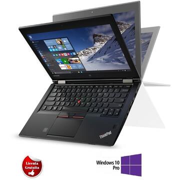 Laptop Refurbished cu Windows Lenovo ThinkPad Yoga 260 Intel Core i5-6300U CPU 2.40GHz up to 3.00GHz 8GB DDR3 512GB SSD 12.5Inch FHD 1920x1080 Touchscreen Webcam Soft Preinstalat Windows 10 PRO