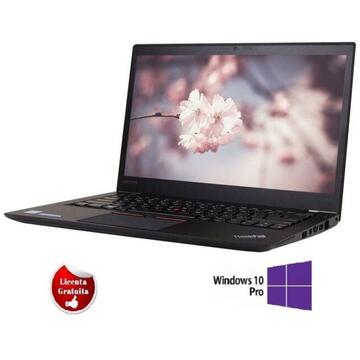 Laptop Refurbished cu Windows Lenovo ThinkPad T460s Intel Core i7 -6600U 2.60GHz up to 3.40GHz 8GB DDR4 256GB SSD 14inch 1920x1080 Webcam Soft Preinstalat Windows 10 PRO