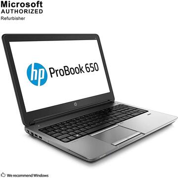 Laptop Refurbished HP ProBook 650 G1 Intel Core i5-4200U 1.60GHz 4GB DDR3 320Gb HDD DVD 15.6inch 1366x768